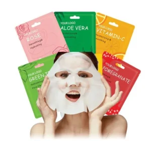 brightening fruit sheet mask set | rose aloe vitamin c pakistan