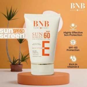 bnb sunscreen spf 60 vitamin e | uva/uvb protection pakistan