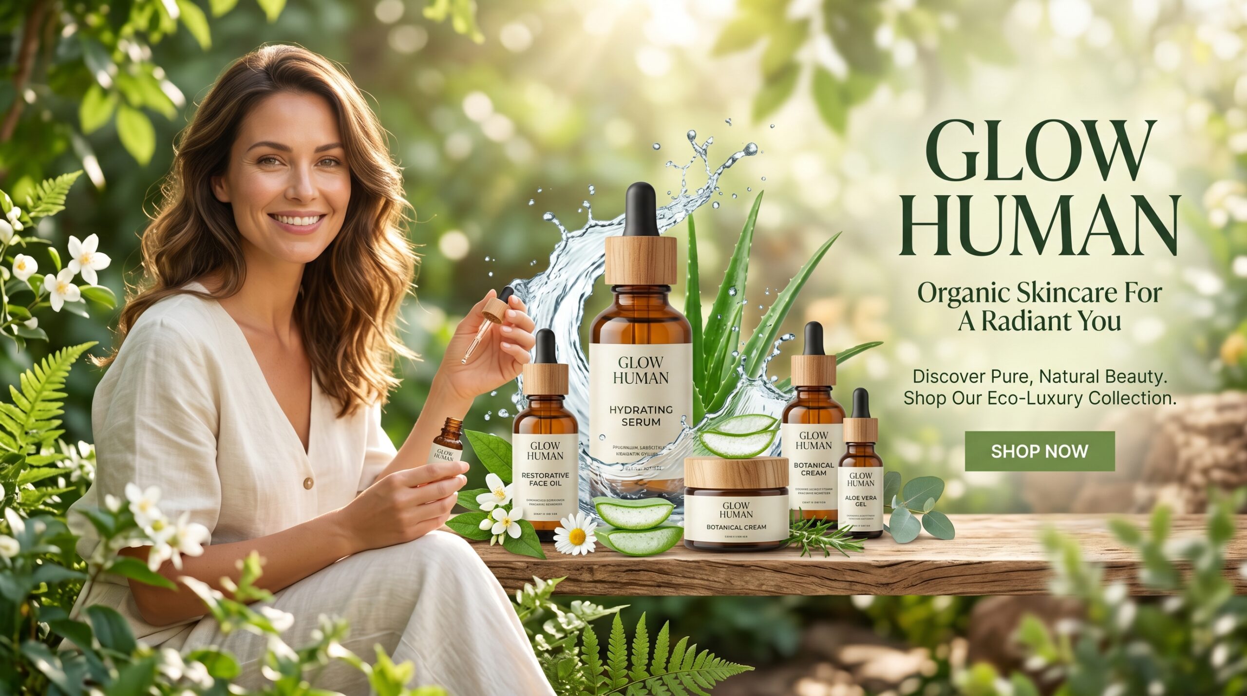 create an organic skincare website 202606161556
