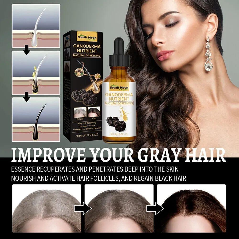 Anti-Greying Hair Serum (Grey Hair Darkening Oil) - Image 2